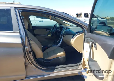 2013 Hyundai Elantra Limited из США, поврежденный, VIN 5NPDH4AE9DH395493